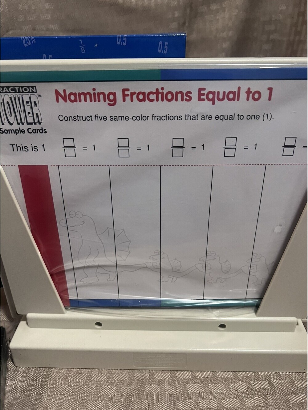 Learning Resources Fraction Tower Activity Set STEM 2085 NOS Math Manipulative - Picture 6 of 9
